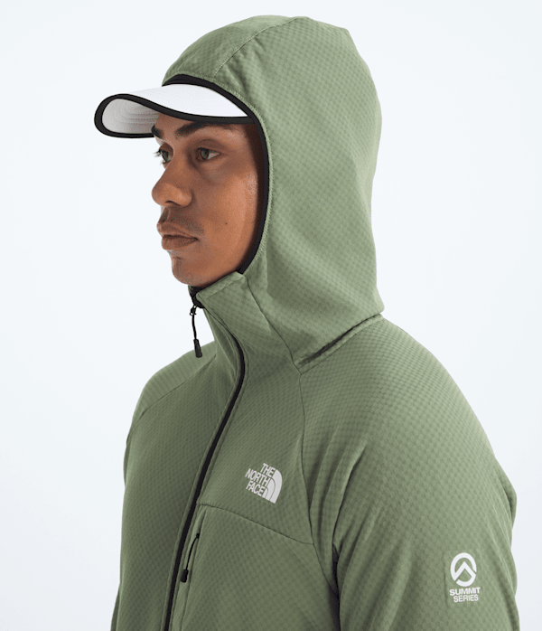 Mens Summit Series FUTUREFLEECE FullZip Hoodie TNF MODELHOOD2