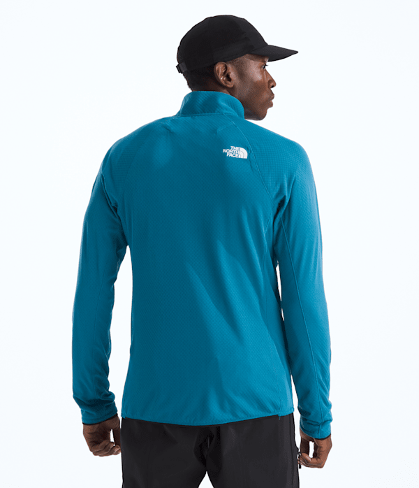 Mens Summit Series FUTUREFLEECE Hybrid Jacket TNF Dusk Blue BACK