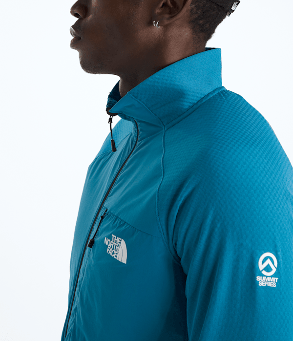 Mens Summit Series FUTUREFLEECE Hybrid Jacket TNF Dusk Blue HERO3