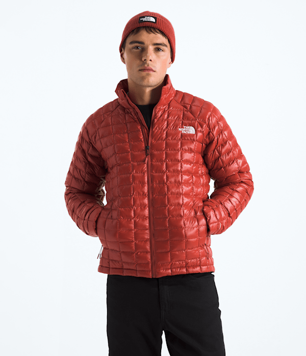 Mens THERMOBALL Jacket TNF Iron Clay Main