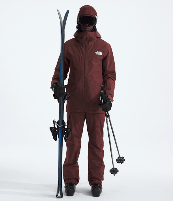 Mens THERMOBALL Snow Triclimate Jacket TNF Sumac HERO2