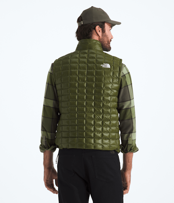 Mens THERMOBALL Vest TNF Woodland Green BACK