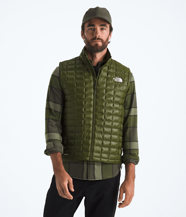 Mens THERMOBALL Vest TNF Woodland Green Main