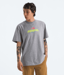 Mens TNF Essential Expedition Series ShortSleeve TeeGraphic TNF TNF Pale Grey Heather BACK