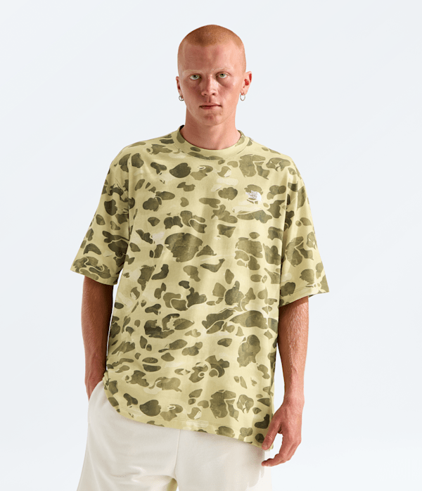Mens TNF Essential Simple Dome Oversized ShortSleeve TeePrint TNF Main