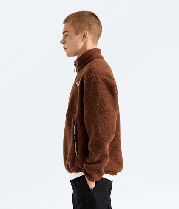 Mens TNF Fleeski Zip Pullover TNF MODEL34