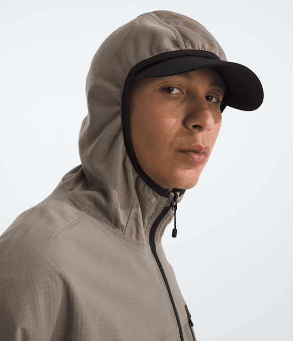 Mens TNF HKe Tek Approach Jacket TNF MODELHOOD2