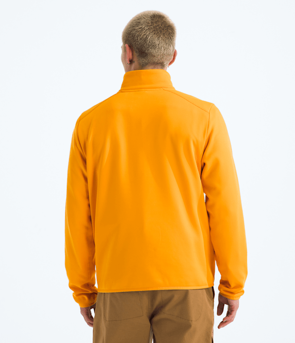 Mens TNF Performance Fleece Zip TNF Summit Gold BACK
