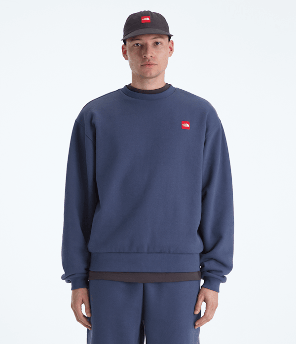 Mens TNF Red Box Crew TNF Main