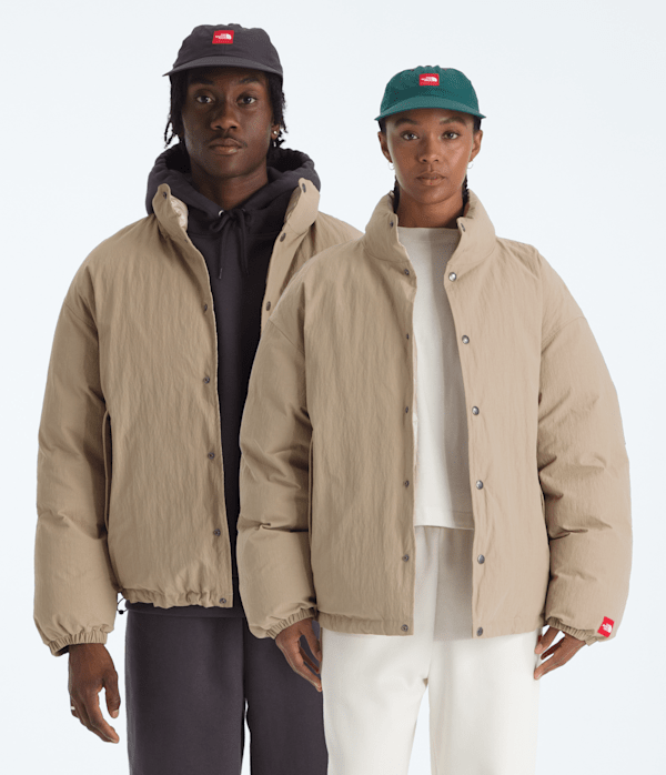 Mens TNF Red Box Down Jacket TNF Main