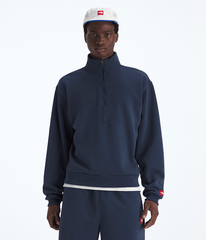 Mens TNF Red Box Half Zip TNF Summit Navy Main
