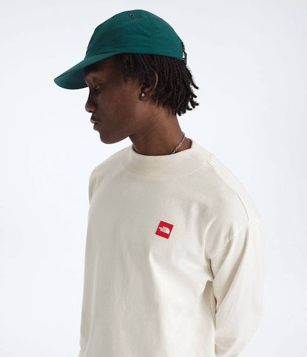 Mens TNF Red Box LongSleeve Tee TNF ALT1