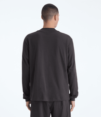 Mens TNF Red Box LongSleeve Tee TNF Obsidian BACK