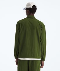 Mens TNF Red Box Nylon LongSleeve Shirt TNF Woodland Green BACK