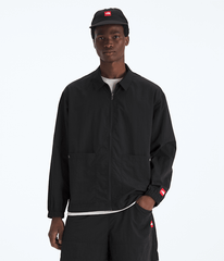 Mens TNF Red Box Nylon LongSleeve Shirt TNF TNF Black Main