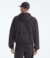 Mens TNF Red Box Packable Hooded Wind Jacket TNF BACK