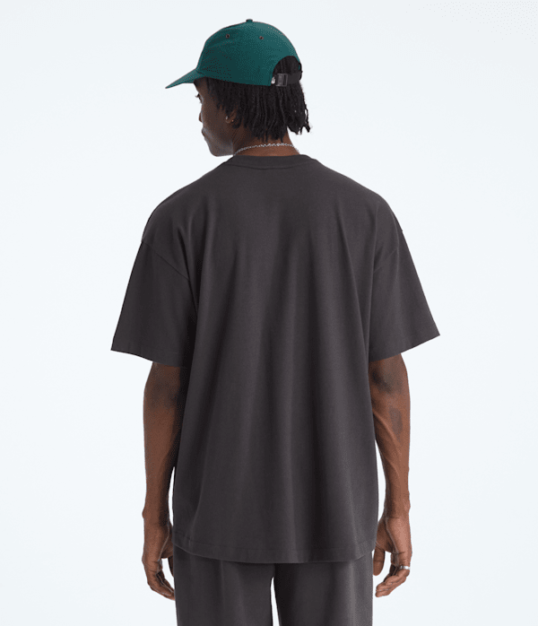 Mens TNF Red Box ShortSleeve Tee TNF Obsidian BACK