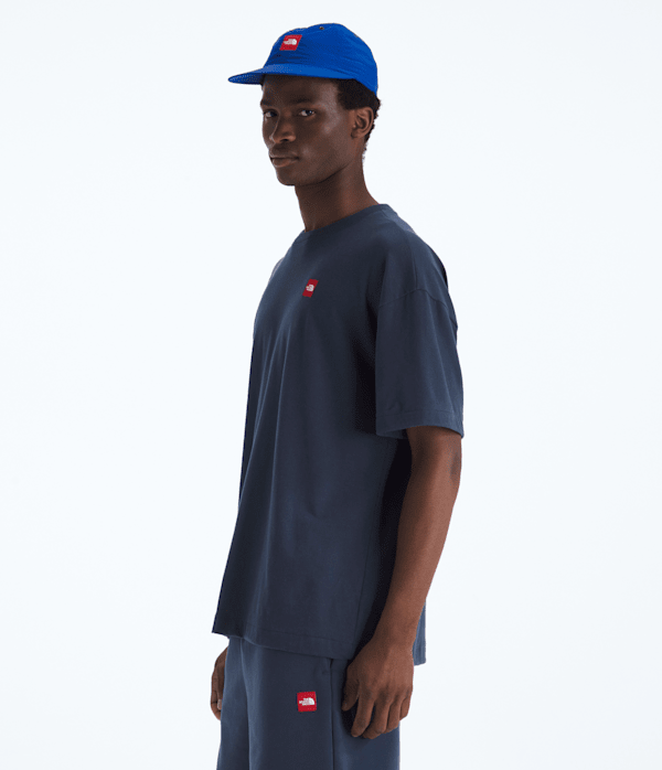 Mens TNF Red Box ShortSleeve Tee TNF MODEL34