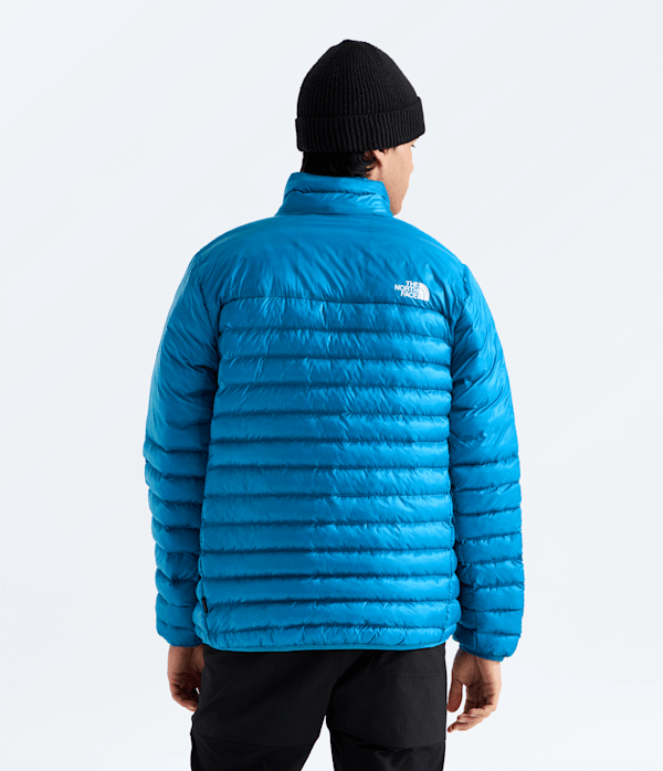 Mens Terra Peak Jacket TNF Dusk Blue BACK
