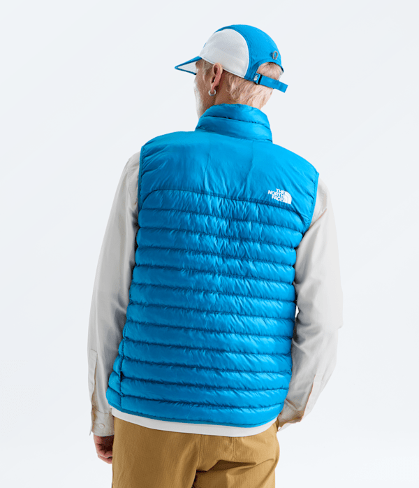 Mens Terra Peak Vest TNF Dusk Blue BACK
