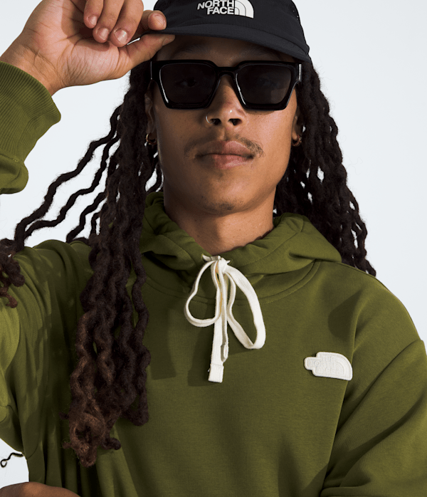 Mens Terry Relaxed Hoodie TNF HERO3