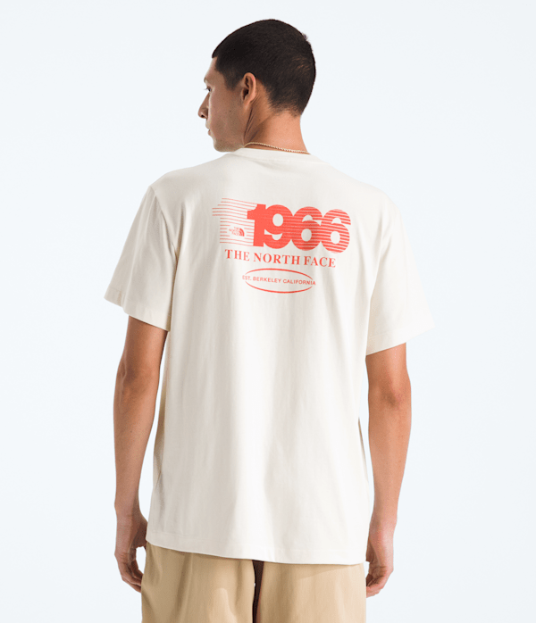 Mens Track Relaxed ShortSleeve TeeGraphic TNF BACK