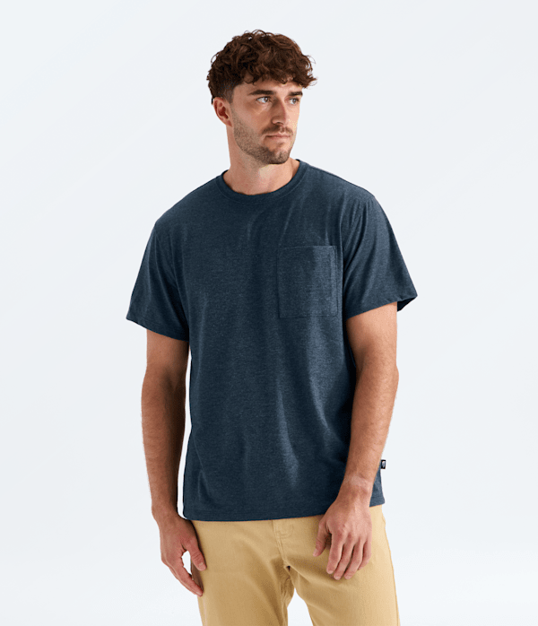 Mens TriBlend ShortSleeve Pocket Tee TNF Main