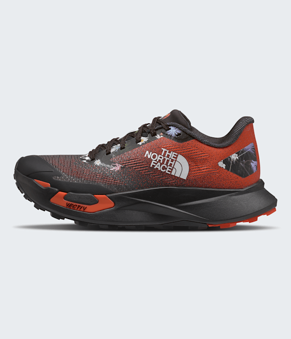 Mens VECTIV Enduris 4 Race Edition Shoes TNF Alpine Floral PrintTNF Black HERO