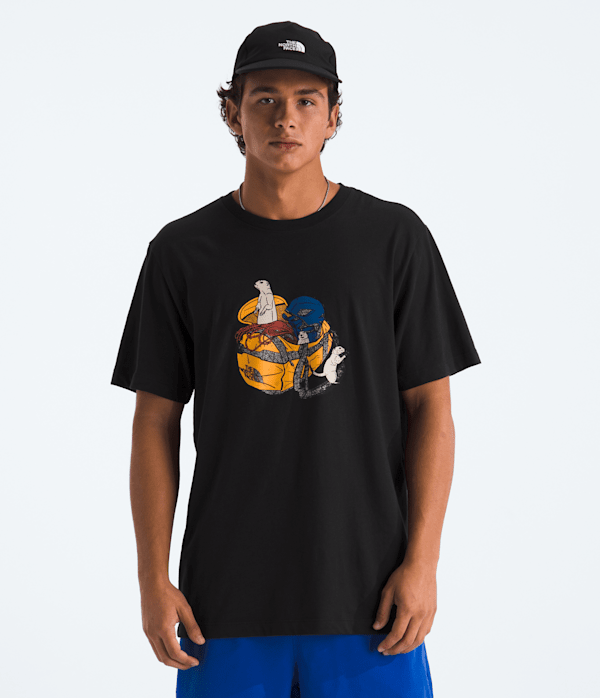 Mens Woodland Wanderer Regular ShortSleeve Tee TNF Main