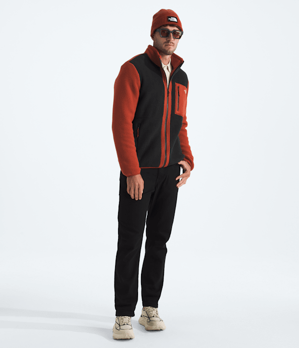 Mens Yumiori FullZip TNF Tnf BlackEmber SoilIron Clay HERO2