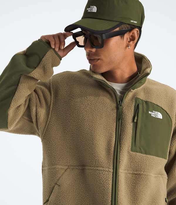 Mens Yumiori Off Peak FullZip Jacket TNF CedarWoodland Green HERO2