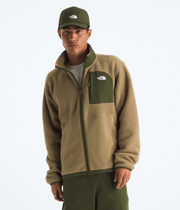 Mens Yumiori Off Peak FullZip Jacket TNF CedarWoodland Green Main