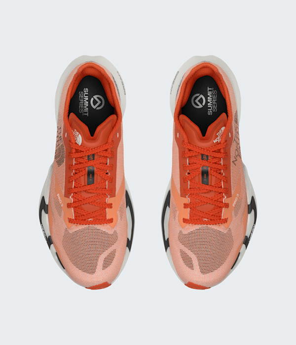 Summit Series VECTIV Pro 3 Shoes TNF Citrus RustLava Red DETAILINSTEP