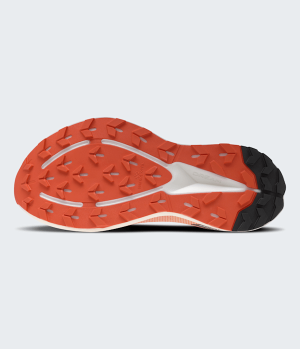 Summit Series VECTIV Pro 3 Shoes TNF Citrus RustLava Red DETAILSOLE