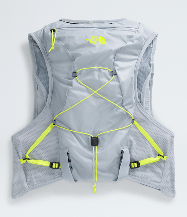 Sunriser Run Vest 8 TNF Frost GreyFizz Lime BACK