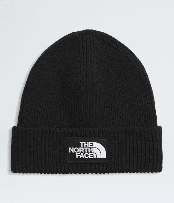 TNF Logo Box Cuffed Beanie TNF TNF Black HERO