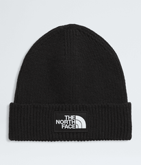 TNF Logo Box Cuffed Beanie TNF TNF Black HERO