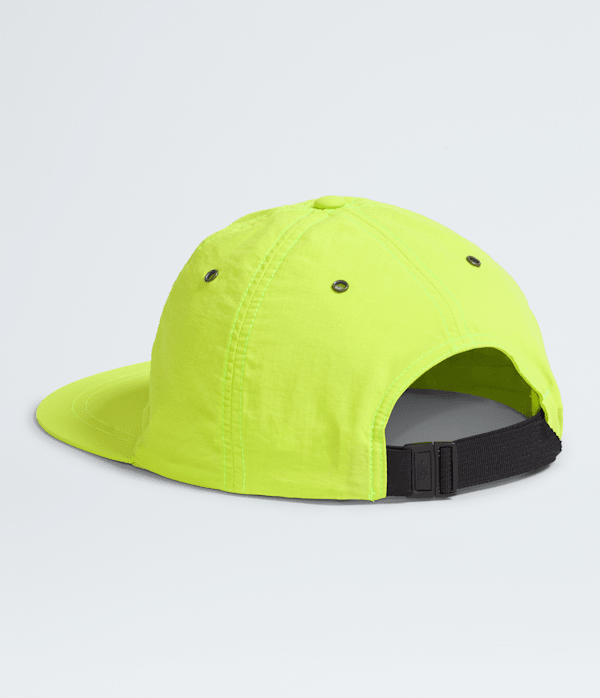 TNF Red Box Nylon Hat TNF Fizz Lime BACK