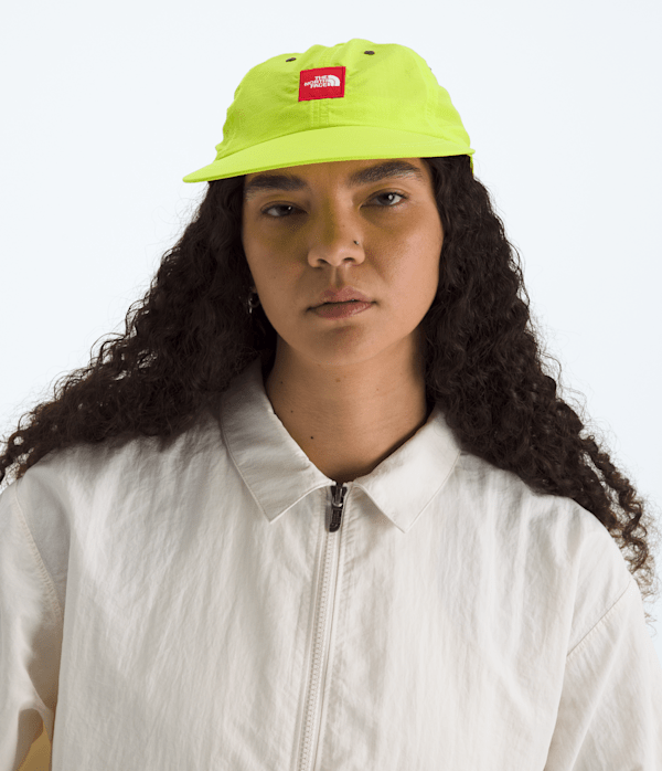 TNF Red Box Nylon Hat TNF MODELBACK