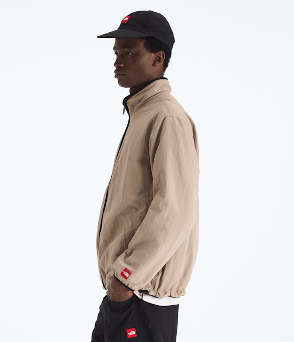 TNF Red Box Reversible Fleece Jacket TNF Mushroom GreyTNF Black MODEL34