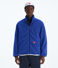 TNF Red Box Reversible Fleece Jacket TNF Summit NavyTnf Blue HERO2