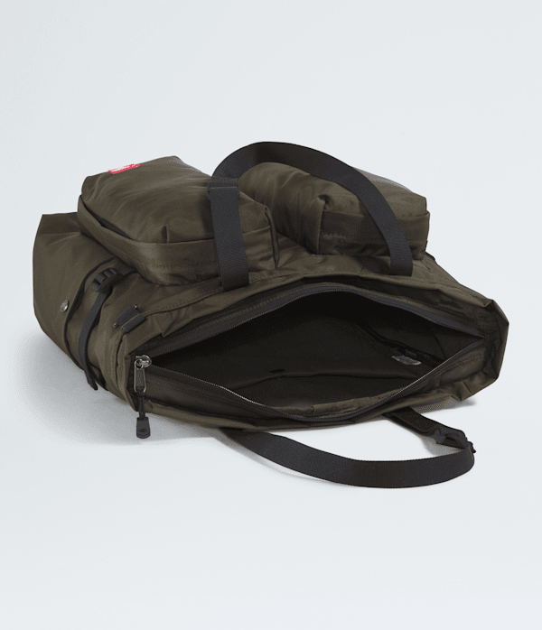 TNF Red Box Tote Bag TNF New Taupe Green INT