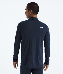 TNF X Smartwool Mens Merino Blend 150 LongSleeve Zip TNF BACK