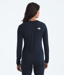TNF X Smartwool Womens Merino Blend 150 LongSleeve Crew TNF BACK