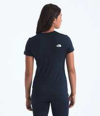TNF X Smartwool Womens Merino Blend 150 ShortSleeve Crew TNF BACK