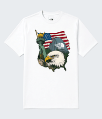 Teen TNFUSA Relaxed Short Sleeve Tee TNF Main