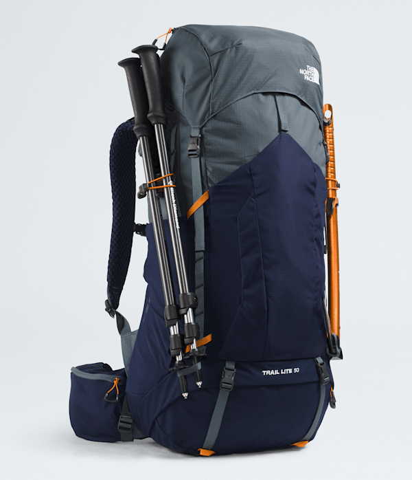 Trail Lite 50 Backpack TNF Granite GreySummit NavyDust Orange ALT1