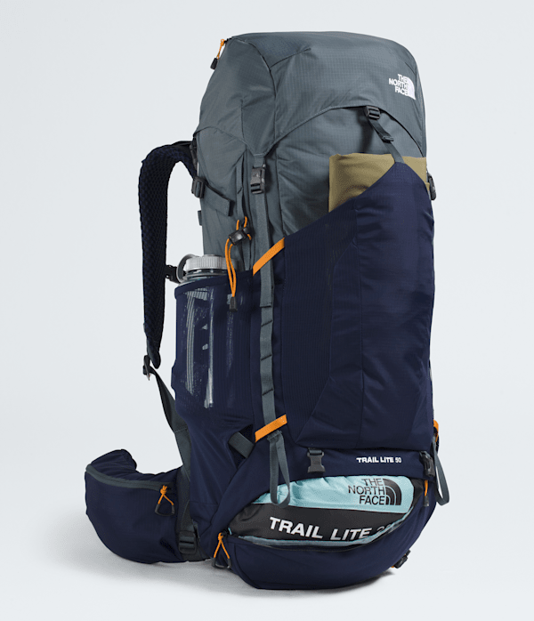 Trail Lite 50 Backpack TNF Granite GreySummit NavyDust Orange ALT3