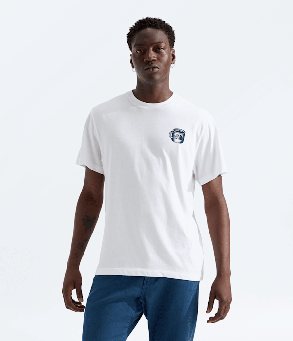 Unisex Basecamp Barista Relaxed ShortSleeve TeeGraphic TNF BACK