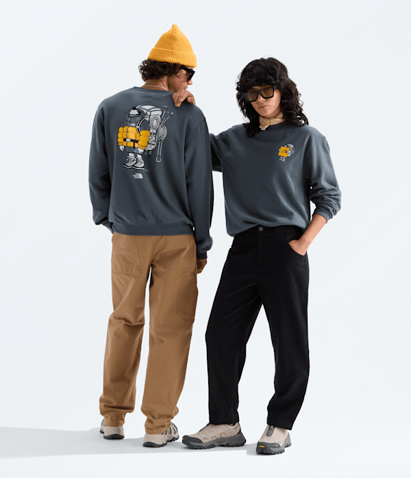 Unisex Gear Up Get Out Relaxed CrewGraphic TNF Main